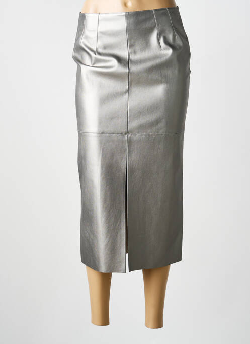 Fustă lungă argintiu EVA KAYAN femeie