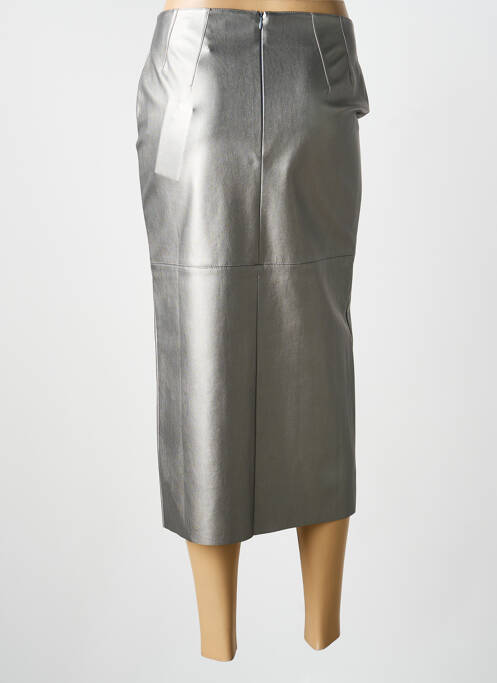 Fustă lungă argintiu EVA KAYAN femeie