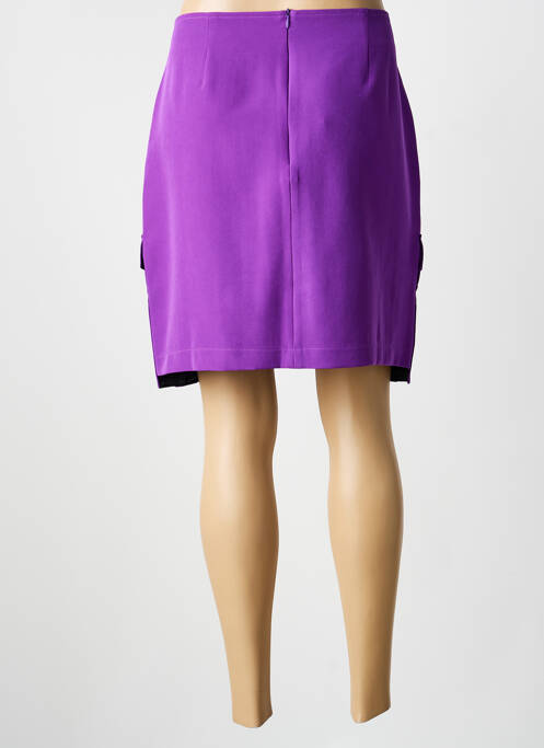 Fustă midi violet EVA KAYAN femeie