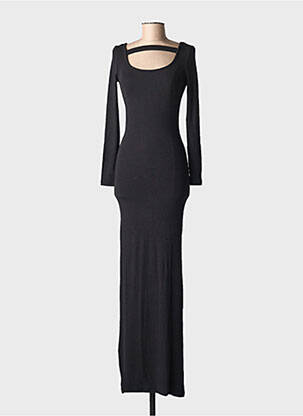 Rochie lungă mâneci lungi mâneci lungi negru IMII femeie