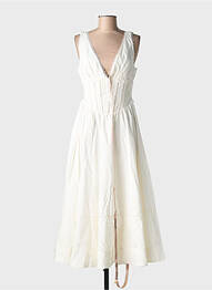 Rochie lungă fără mâneci fără mâneci alb HOUSE OF CB LONDON femme