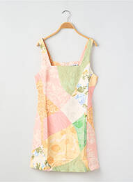Rochie scurtă fără mâneci fără mâneci verde DESIGUAL femeie