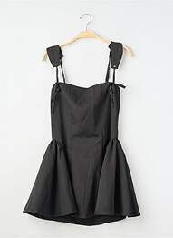 Rochie scurtă fără mâneci fără mâneci negru INNOVARE DENIM femeie