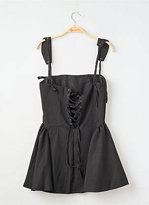 Rochie scurtă fără mâneci fără mâneci negru INNOVARE DENIM femeie