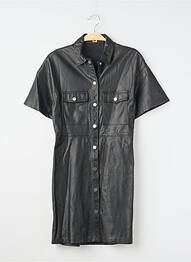 Rochie scurtă mâneci scurte mâneci scurte negru BERSHKA femme
