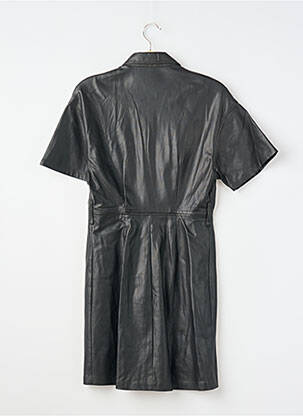 Rochie scurtă mâneci scurte mâneci scurte negru BERSHKA femeie