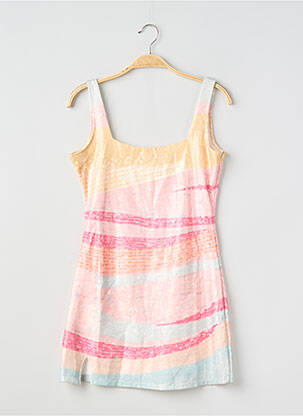 Tunică fără mâneci croială cambrată roz AGNESE STUDIOS femme