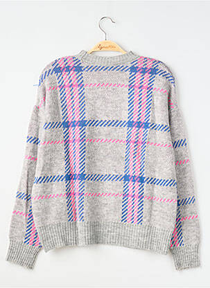 Pulover croială dreaptă mâneci lungi gri NEW LOOK femeie