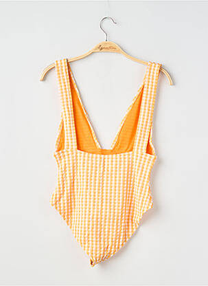 Costum de baie dintr-o singură piesă elasticitate portocalie ANJA PARIS femeie