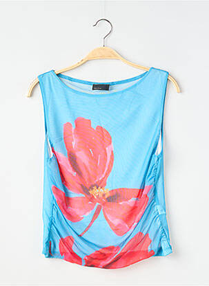 Top elasticitate fără mâneci albastru ASOS femme