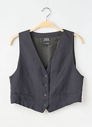 Vestă fără mâneci căptușeală albastru ZARA femme