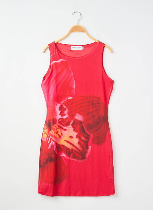 Rochie scurtă fără mâneci fără mâneci roșu AGNESE STUDIOS femme