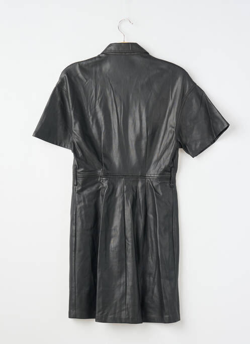 Rochie scurtă mâneci scurte mâneci scurte negru BERSHKA femme