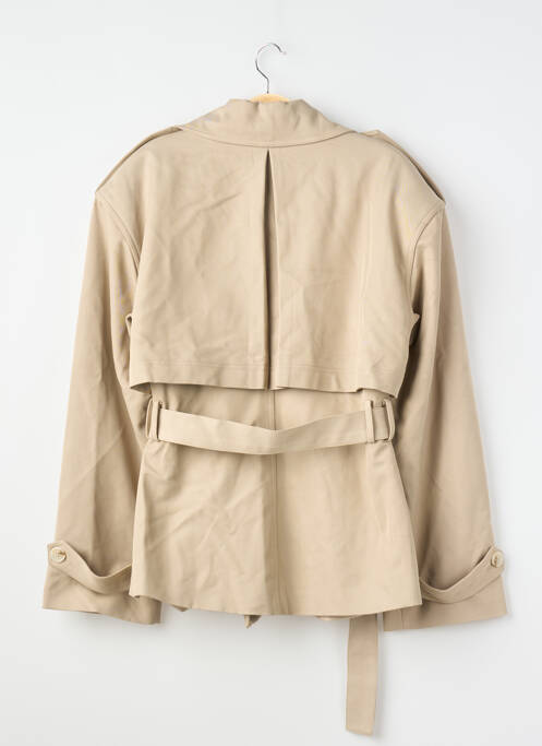 Trench finisaj interior dublat fără glugă bej MESHKI femme