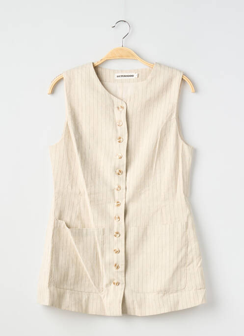 Jachete casual guler rotund bej SISTER HOOD femme