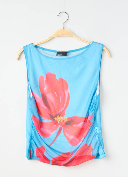 Top elasticitate fără mâneci albastru ASOS femme