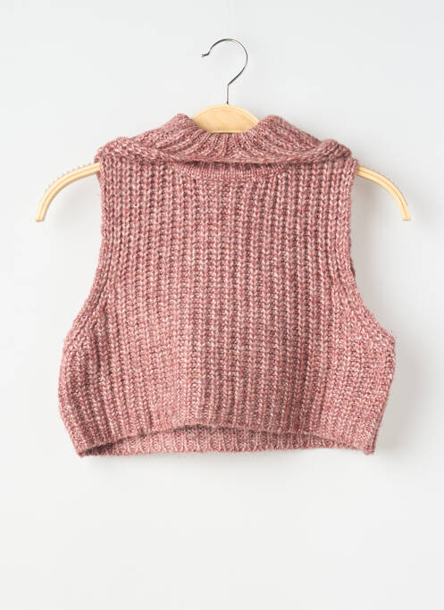 Top croială cambrată fără mâneci violet COLLUSION femme