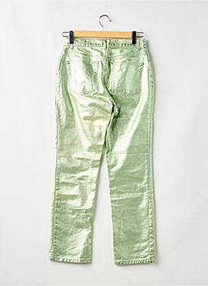 Pantalon slim țesătură acoperită mărime normală verde ASOS femeie