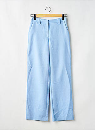 Pantalon drept elasticitate talie înaltă albastru NA-KD femme