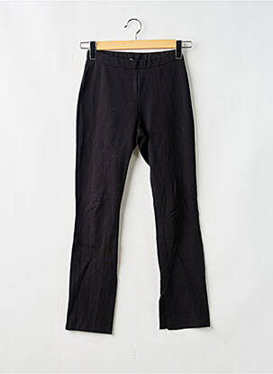 Pantalon slim talie elastică mărime normală negru RECC femeie