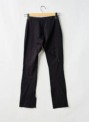 Pantalon slim talie elastică mărime normală negru RECC femeie