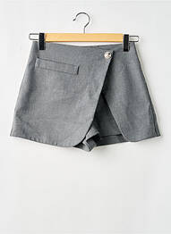 Fustă pantaloni scurți buzunare gri MAJE femme