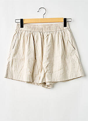 Șort mărime normală mărime normală bej SISTER HOOD femme