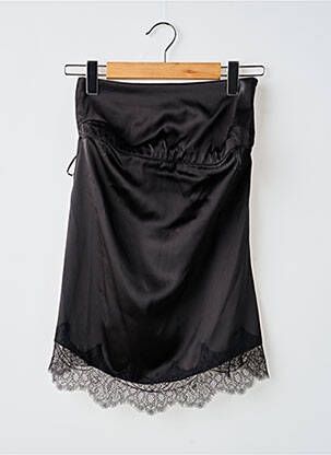 Top guler pătrat fără mâneci negru ZARA femme