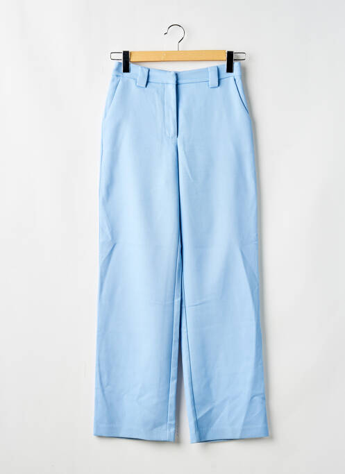 Pantalon drept elasticitate talie înaltă albastru NA-KD femme