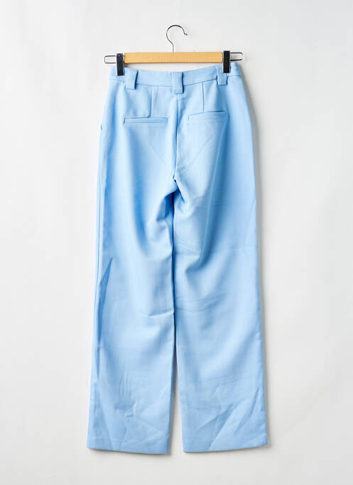 Pantalon drept elasticitate talie înaltă albastru NA-KD femme