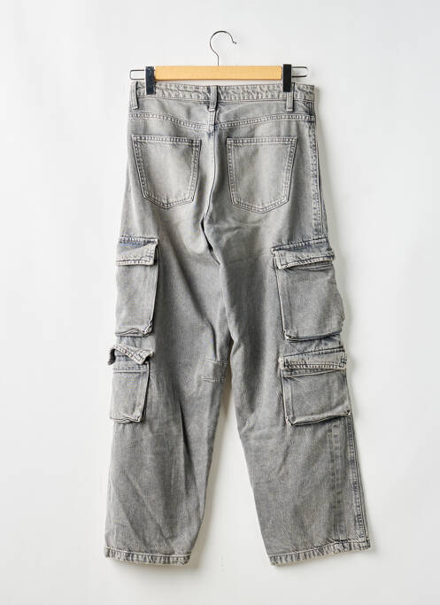 Blugi cu croială dreaptă elasticitate mărime normală gri ZARA femme