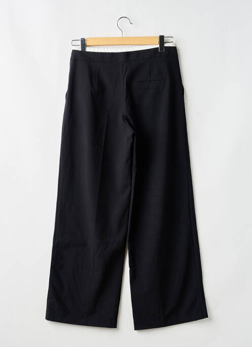 Pantalon larg închidere cu fermoar lateral talie înaltă negru ZARA femme