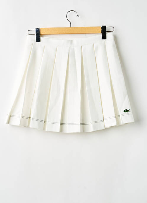 Fustă scurtă mărime normală alb LACOSTE femme