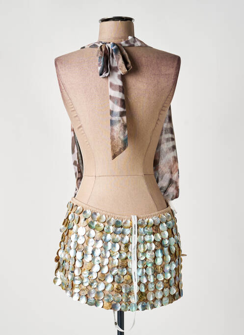 Top croială cambrată bretele subțiri maro JADED LONDON femme