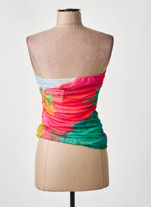 Top guler pătrat fără mâneci roz DESIGUAL femme