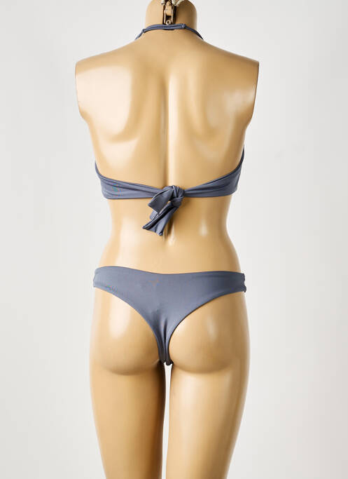 Costum de baie din două piese top bentiță top bentiță gri THEIKILA femme