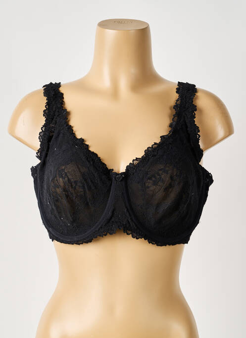 Sutien bretea multi poziție sutien cupe întregi cu decolteu înalt negru SKIMS femme