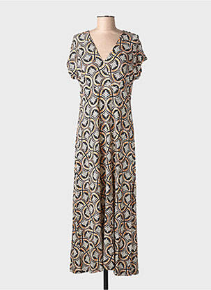 Rochie lungă mâneci scurte mâneci scurte negru GEISHA femeie
