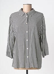 Cămașă țesătură poplin mâneci lungi negru CREAM femme