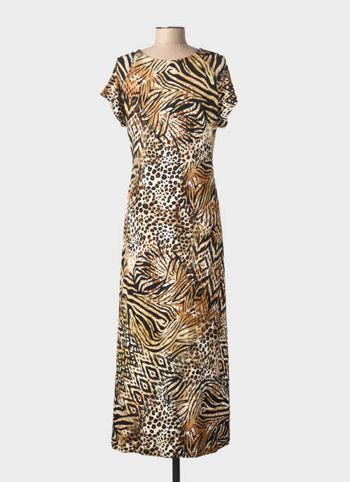 Rochie lungă maro GEISHA femeie