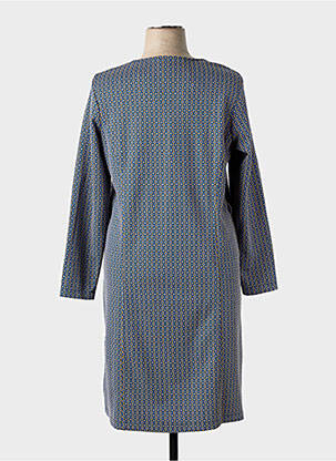Rochie midi mâneci lungi mâneci lungi albastru DIANE LAURY femeie