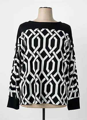 Top elasticitate mâneci lungi negru STREET ONE femeie