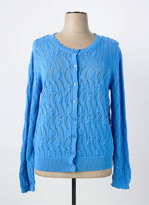 Vestă cu mâneci lungi albastru C'EST BEAU LA VIE femeie