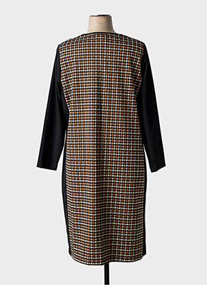 Rochie midi mâneci lungi mâneci lungi negru GUY DUBOUIS femeie
