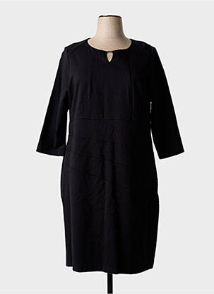 Rochie midi mâneci lungi mâneci lungi negru GUY DUBOUIS femeie