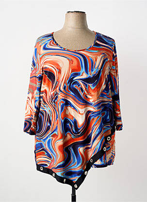 Tunică mâneci lungi albastru CHALOU femeie