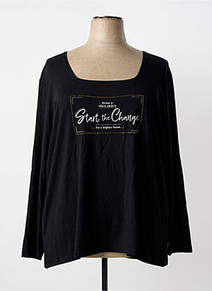 Top negru KARIN HERTZ femeie