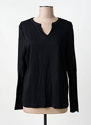 Top elasticitate mâneci lungi negru CECIL femeie