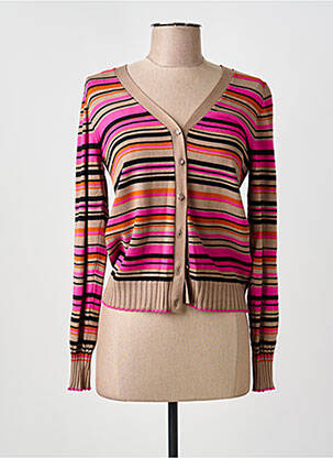 Vestă cu mâneci lungi maro CREAM femeie