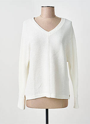 Top elasticitate mâneci lungi alb STREET ONE femeie